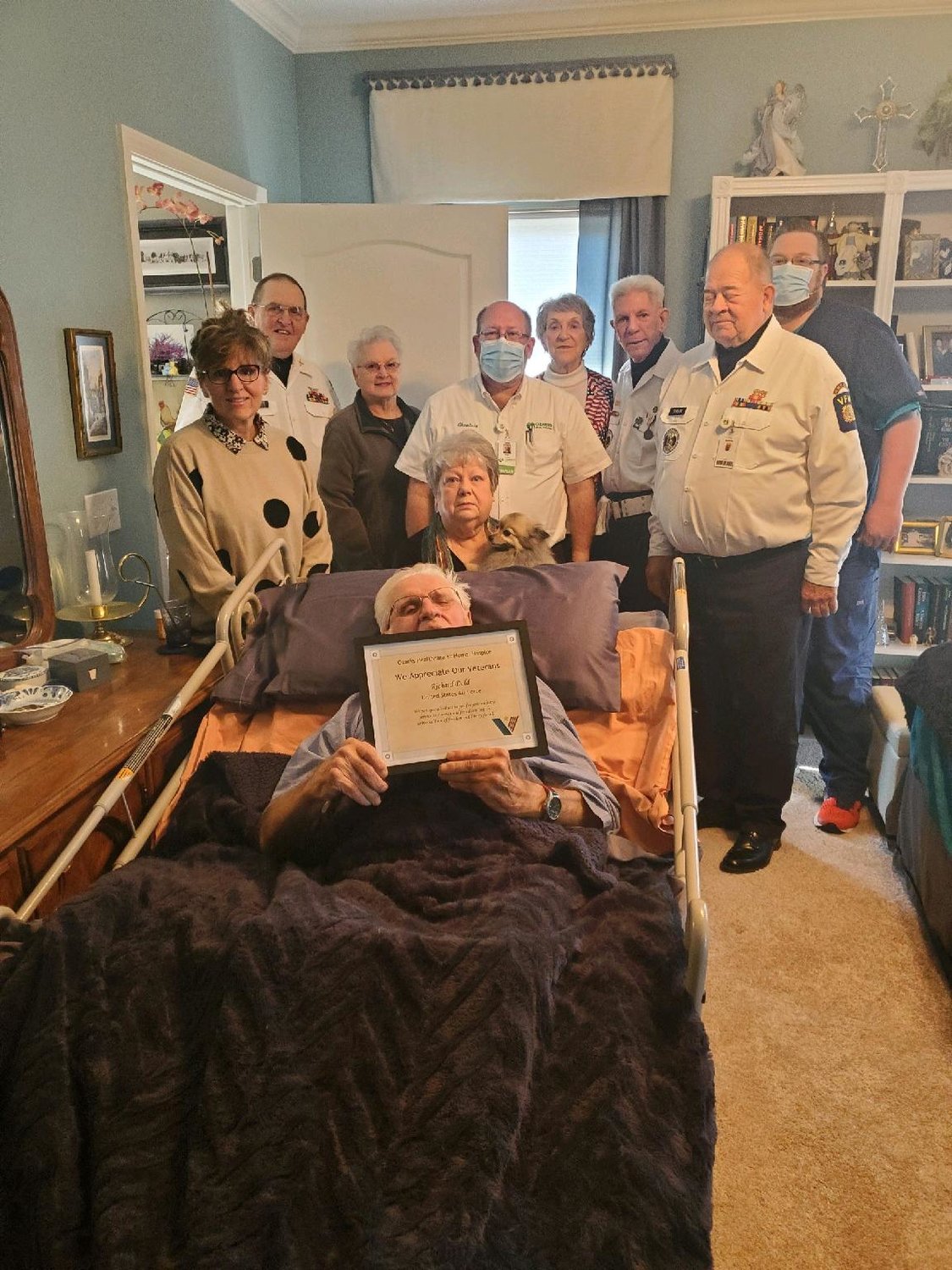 Ozarks Healthcare At Home: Hospice recently honored Richard “Dick” Dold of West Plains for his military service with a “We Honor Veterans” ceremony.